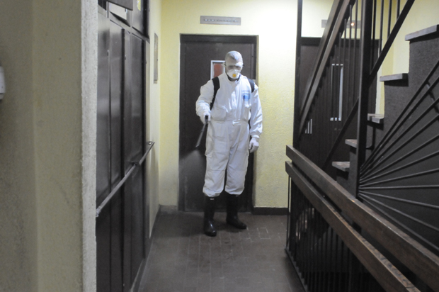 Дезинфекција зграда све траженија, цена до 4.000 динара